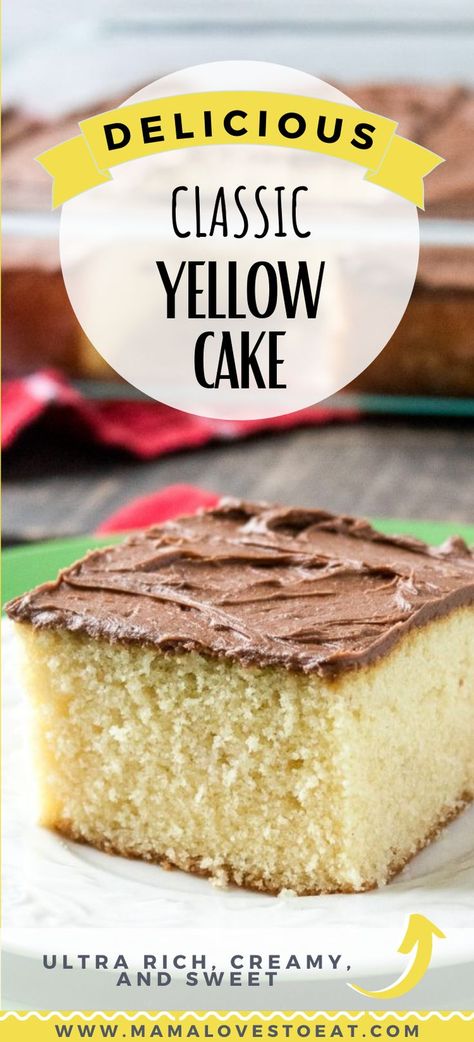 Moist Yellow Cake Recipe, Moist Yellow Cakes, Yellow Cake Recipe, Jello Desserts, Moist Cake, Cake Recipes From Scratch, Wafer Cookies, Chocolate Buttercream, Yellow Cake