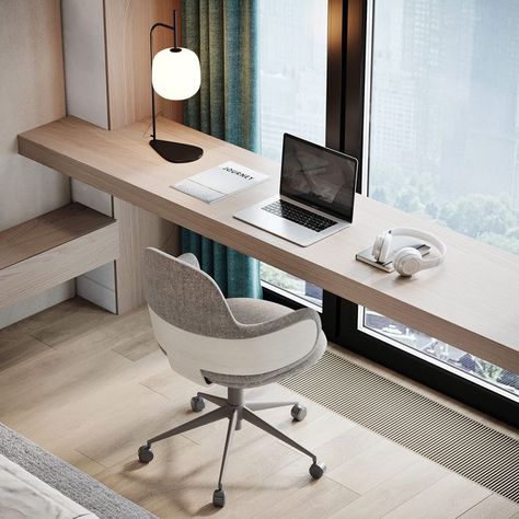 Modern Home Offices, Study Room Design, Interior Design Per La Casa, Design Del Prodotto, Home Office Space, Home Room Design, Home Office Design, 인테리어 디자인, House Rooms