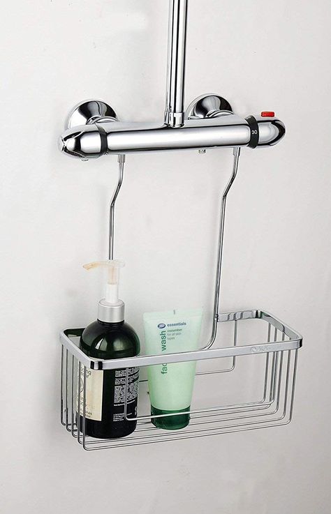 Tension Rod Shower Caddy, Cute Shower Caddy, Wall Mounted Shower Caddy, Brushed Brass Shower Caddy, Pbteen Shower Caddy, Shower And Bathtub, Bath Caddies, Bathroom Basket Storage, Shower Storage