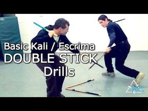 Escrima Double Stick Drills - A good place to start - Filipino Kali Arnis Eskrima Training, Kali Martial Art, Speed Youtube, Kali Escrima, Escrima Sticks, Filipino Martial Arts, Self Defense Martial Arts, Pencak Silat, Martial Arts Techniques