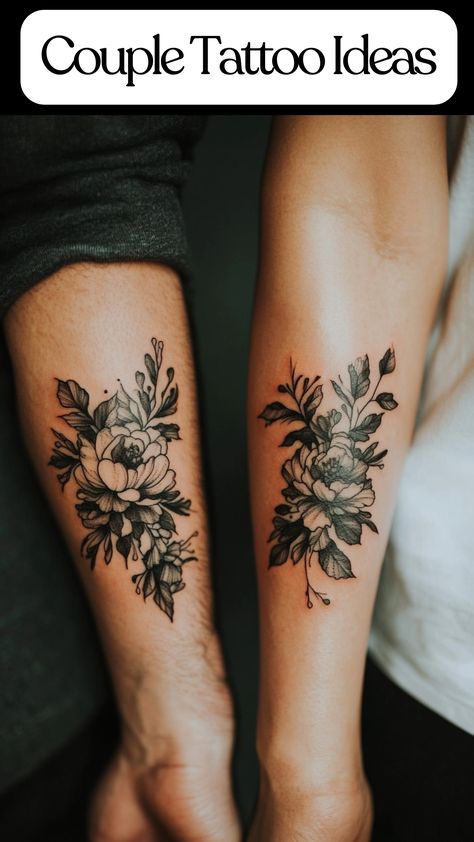 Couple tattoo ideas featuring unique, meaningful, and minimalist designs for husband and wife. Matching Tattoos Aesthetic, Matching But Different Tattoos, Unique Couple Tattoo, Husband Wife Tattoos, Marriage Tattoos, Couple Tattoo Ideas, Wife Tattoo, Tattoos Aesthetic, Small Matching Tattoos