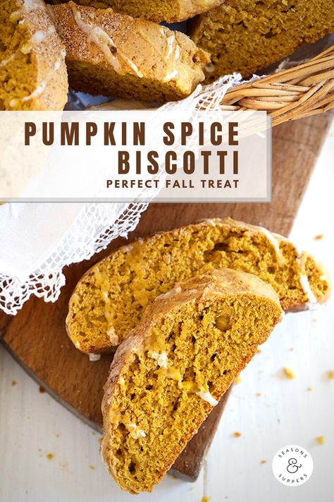 Autumn Biscotti, Fall Biscotti Recipe, How To Make Biscotti, Fall Biscotti, Biscotti Recipe Classic, Apple Cider Biscotti, Chai Biscotti, Protein Biscotti, Biscotti Recipes Best