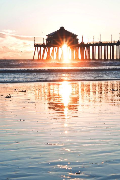 Setting Photography, Boardwalk Beach, Beach Setting, Huntington Beach Pier, Magic Places, Orange County California, Tattoo Life, California Love, California Dreamin'