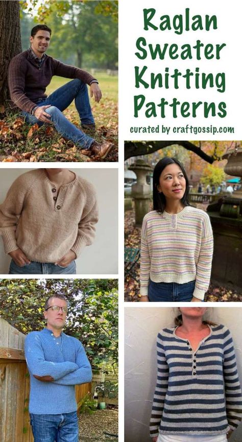 Henley Sweater Knitting Patterns – Knitting Summer Knitting Patterns, Candles Diy, Shrug Pattern, Waffle Stitch, Knitting Blogs, Raglan Sweater, Sweater Knitting, Boxy Sweater, Diy Candle