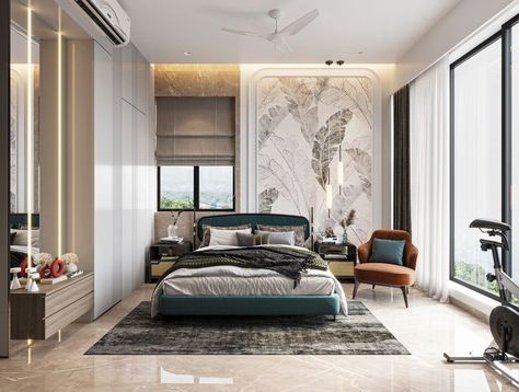 Spare Room Design, Build Furniture, Luxe Bedroom, Bedroom Interior Design Luxury, Luxury Furniture Living Room, Modern Bedroom Interior, Bedroom Wall Designs, Headboard Wall, Kids Interior Room