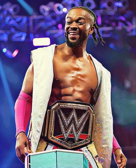 Kofi Kingston WWE World Heavyweight Champion Wwe Kofi Kingston, Wwe Championship Belts, Wwe Belts, Kofi Kingston, Wwe Royal Rumble, Wrestling Stars, Wwe Wallpapers, Wwe World, Wrestling Superstars