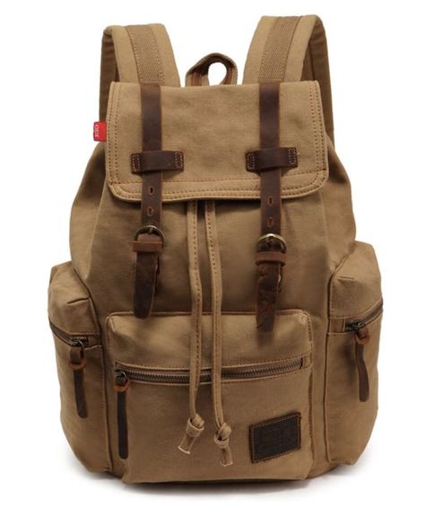 Lightweight Travel Backpack, Commuter Backpack, Canvas Rucksack, Travel Laptop Backpack, Hiking Bag, Vintage Backpacks, Vintage Canvas, School Backpack, Backpack Bag