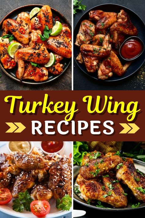 Turkey Ribs Recipes, Turkey Wing Recipes, Deep Fried Turkey Wings, Fried Turkey Wings, Fried Turkey Wings Recipe, Turkey Ribs, Deep Fried Turkey Recipes, Bake Turkey Wings Recipe, Turkey Wings Recipe