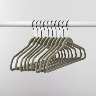 Shop Target for Hangers you will love at great low prices. Free shipping on orders of $35+ or same-day pick-up in store. Cute Hangers, Non Slip Hangers, Closet Hangers, No Closet Solutions, Space Saving Hangers, Portable Closet, Door Shoe Organizer, Hanging Closet Organizer, Velvet Hangers