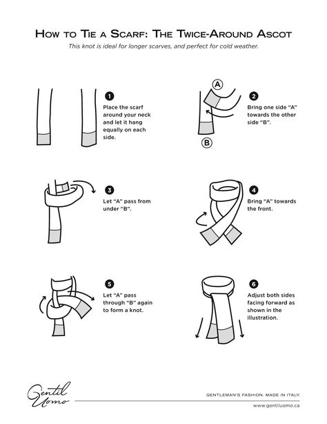 How to Tie a Scarf - The Twice-Around Ascot Swimsuit Coverup Ideas, Event Flower Arrangements, Middle School Grammar, Silk Chiffon Scarves, Ways To Wear A Scarf, Faded Jeans, Chiffon Scarf, Scarf Tying, How To Wear Scarves