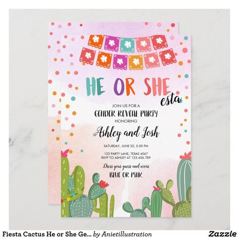 Taco Bout Love, Cactus Invitation, Fiesta Bridal Shower Invitations, Fiesta Bridal Shower, Holy Guacamole, Gender Reveal Party Invitations, Fun Invitations, Couples Shower Invitations, Baby Gender Reveal Party