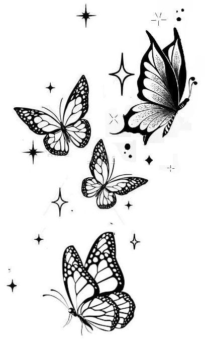 Queen Tattoo Designs, Vector Butterfly, Butterfly Tattoo Stencil, T Shirt Print Design, Butterfly Hand Tattoo, Unique Butterfly Tattoos, Butterfly Outline, Petit Tattoo, Cute Hand Tattoos