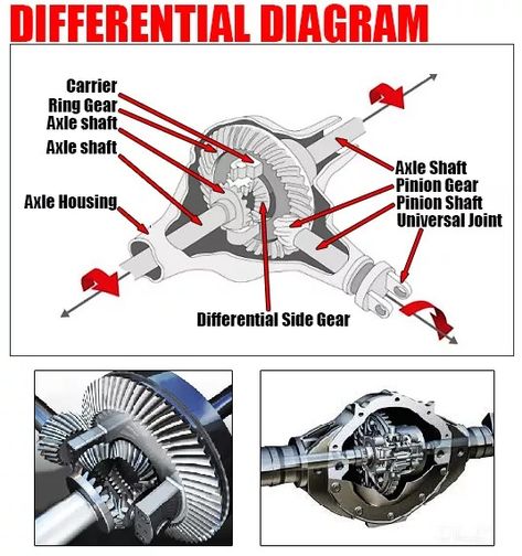 Differential Diagram | Car Anatomy Car Brake System, Traction Motor, Car Facts, Electrical Diagram, Cheap Car Insurance, Automotive Engineering, Automotive Mechanic, Engine Repair, Car Hacks