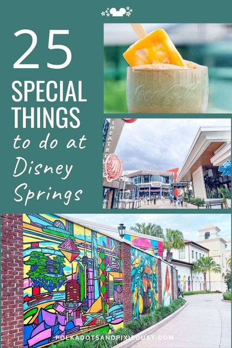 25 special things to do at Disney Springs, Walt Disney World in Orlando Florida, from the Art Walk to the best shopping, restaurants and live music. Here are all the BEST things to do at Disney Springs, when you're in Orlando, whether or not you're going to Disney. Coronado Springs Disney World, Disney Springs Food, Disney Springs Restaurants, Disney Springs Orlando, Going To Disney, Disney Florida, Shopping Food, Disney Secrets, Disney 2024