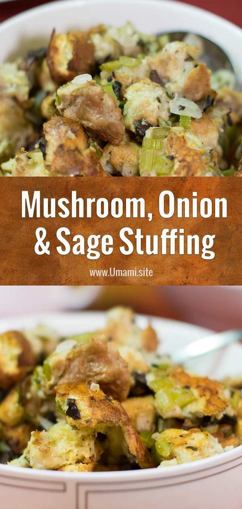 Thanksgiving Addition, Mushroom Stuffing, Sage Stuffing, Artisan Sourdough, Homemade Stuffing, Stuffing Recipes For Thanksgiving, Thanksgiving Stuffing, Delicious Thanksgiving, Stuffing Recipes