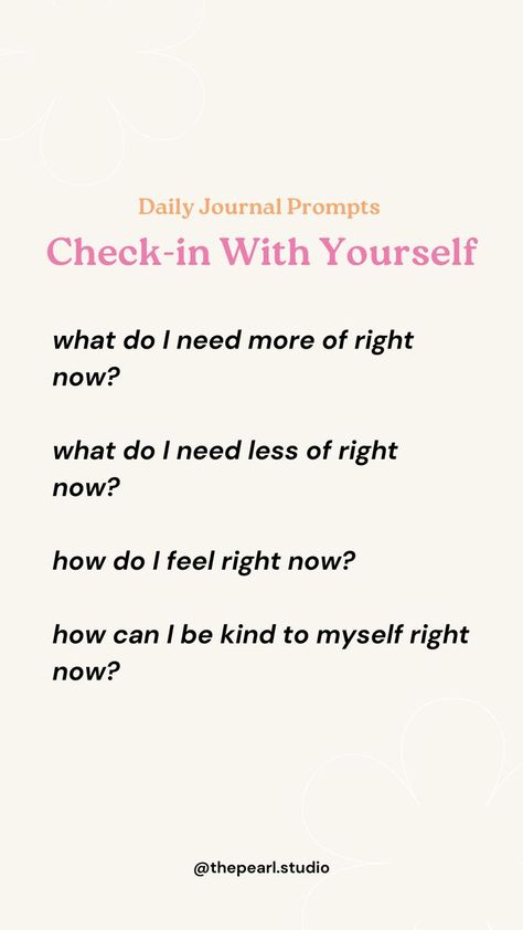 check in your self as much as you check in on social media. Hope this journal prompts help you to know better about yourself! Check In Journal, Healing Journaling, Daily Journal Prompts, Life Binder, Commonplace Book, Evening Routine, Journal Writing Prompts, Daily Journal, Now What