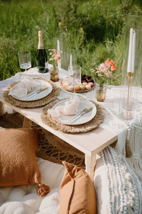 Colorado Luxury Picnic Elopements // Colorado Elopement Photographer - If you're aiming to infuse your elopement with a blend of adventure and luxury, I strongly encourage you to explore the magic of picnics. Get inspired with Colorado elopement picnic, Breckenridge Colorado elopement, elopement ideas Colorado, and spring outdoor elopement. Follow me on Instagram at @jessicaluann Elopement Table Setting, Proposal Picnic Set Up, Luxury Picnic Ideas, Picnic Wedding Ideas, Spring Outdoor Wedding, Fancy Picnic, Elopement Picnic, Picnic Elopement, Picnic Business