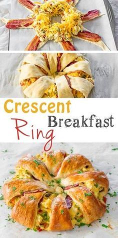 #27. Crescent Breakfast Ring -- 30 Super Fun Breakfast Ideas Worth Waking Up For Crescent Breakfast Ring, Breakfast Crescent, Fun Breakfast Ideas, Breakfast Ring, Crescent Breakfast, Fun Breakfast, Crescent Ring, Bacon Breakfast, Easy Meals For Kids