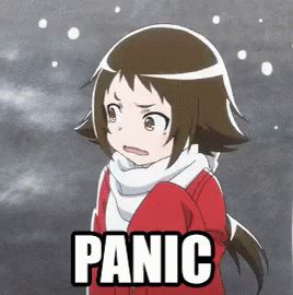 Panic Gif, Ban Anime, Western Anime, Girl Meme, Kyoto Animation, Anime Reviews, Anime Gifs, Japanese Cartoon, Cartoon Gifs