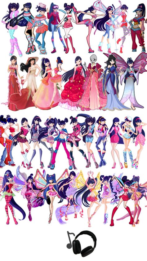 Musa Winx Club, Akatsuki Cosplay, Musa Winx, Seventeenth Birthday, Tumblr Drawings, Funny Lockscreen, Klub Winx, Fashion Drawing Tutorial, Aesthetic Roblox Royale High Outfits