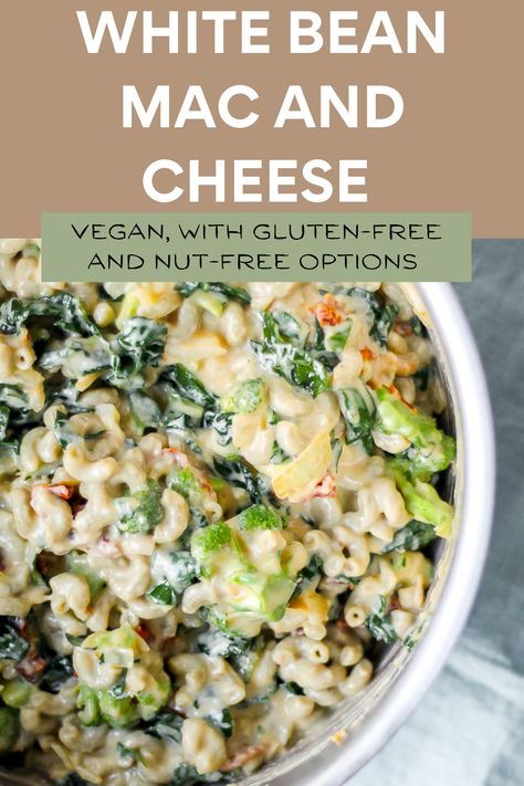 Vegan Veggie Mac And Cheese, High Protein Vegan Mac And Cheese, Vegan Broccoli Mac And Cheese, Recipes Using Nutritional Yeast, Macaroni Broccoli, White Bean Sauce, Mac And Cheese With Broccoli, Vegan Mac And Cheese Recipe, Vegan Casserole Recipes