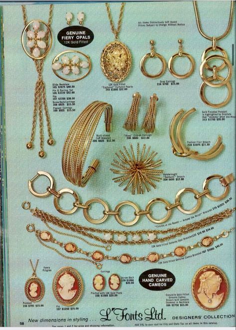 70s Jewelry Trends, 1970s Earrings Vintage Jewelry, Vintage 70s Jewelry, Vintage Sarah Coventry Jewelry, Vintage Jewelry Ads, Vintage Earrings 70s, 1970s America, 70s Accessories Jewelry, 1970 Jewelry