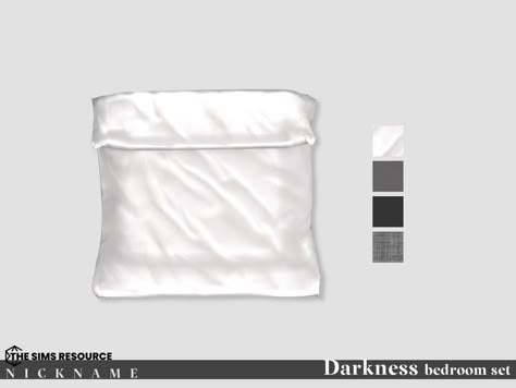 The Sims Resource - Darkness bedroom set_bed blanket Sims Bathroom, Sims 4 House Decor, Top View Furniture, Sims4 Build, Sims 4 Beds, Sims Room, Resource Furniture, Sims 4 Decor, Sims 4 Tsr