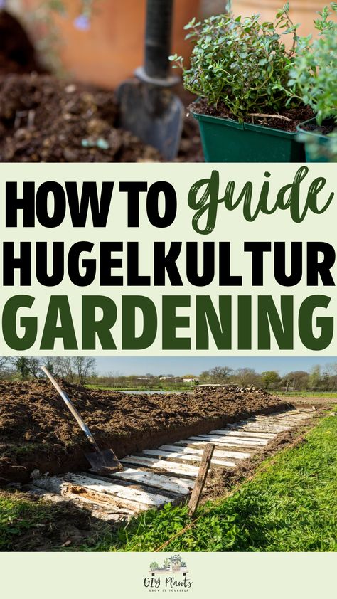 Hugelkultur Gardening (Complete How to Guide) – GIY Plants German Garden, Garden Tricks, Gardening Herbs, Plants For Raised Beds, Vegetable Garden Beds, Tree Logs, Digging Holes, Fallen Tree, Gardening 101