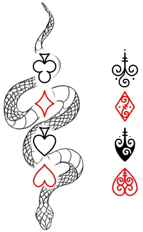 Card Tattoos Women, Playing Card Drawing Ideas, Poker Cards Tattoo Design, Card Symbol Tattoo, 4 Aces Tattoo, Playing Cards Tattoo Design, Poker Tattoo Ideas, Poker Drawing, Playing Card Tattoo Ideas