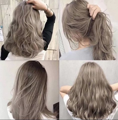 Pin on Hair Cuts&Styles Hair Cuts Styles, Beige Hair, Korean Hair Color, Ash Hair, Hair Color Underneath, Ash Hair Color, Hair Color Streaks, Gorgeous Hair Color, Hair Color Auburn