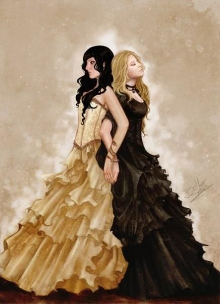 Agatha X Sophie, The School For Good And Evil, School For Good And Evil, Digital Art Gallery, Up Book, Throne Of Glass, Good And Evil, Rwby, The School