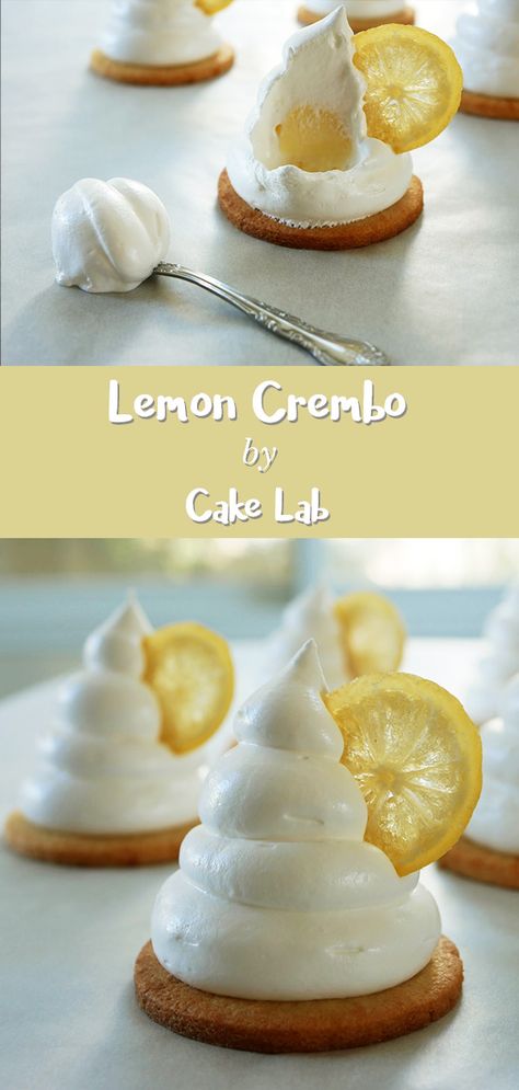 Lemon Crembo | Cake Lab Butter Cookies Easy, Icebox Cake, Sweetest Thing, Lemon Cream, Entertaining Recipes, Biscuit Cookies, Baking Sweets, Lemon Recipes, Mini Desserts