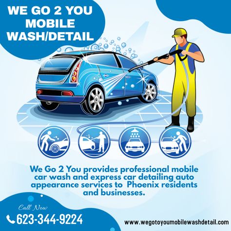 Car Wash Posters, Car Cleaning Services, Cleaning Service Flyer, Car Wash Business, Mobile Car Wash, Car Wash Services, Ad Car, Car Polish, Kid Friendly Trips