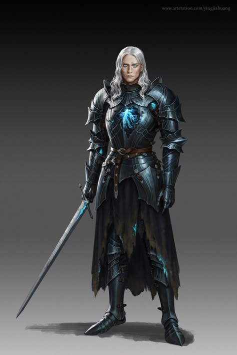 ArtStation - knight of the void White Knight, Knight Art, Human Male, The Void, Dnd Characters, Creature Design, Dark Knight, Character Portraits, Dark Fantasy Art