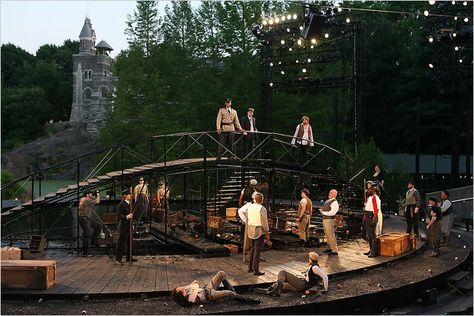 Juliet Shakespeare, Shakespeare In The Park, Shakespeare Theatre, Public Theater, Globe Theater, Nyc Summer, Central Park Nyc, Lower Manhattan, Scenic Design