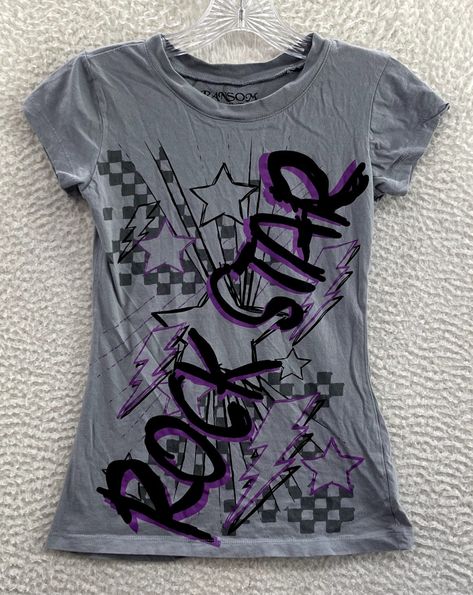 Scene Shirts 2000s, Scene Kid Accessories, Scene Clothes 2000s, Scene Kid Clothes, Emo Clothes 2000s, Scene Outfit Ideas, Scene Tshirt, Scenecore Outfit, Scene Shirts