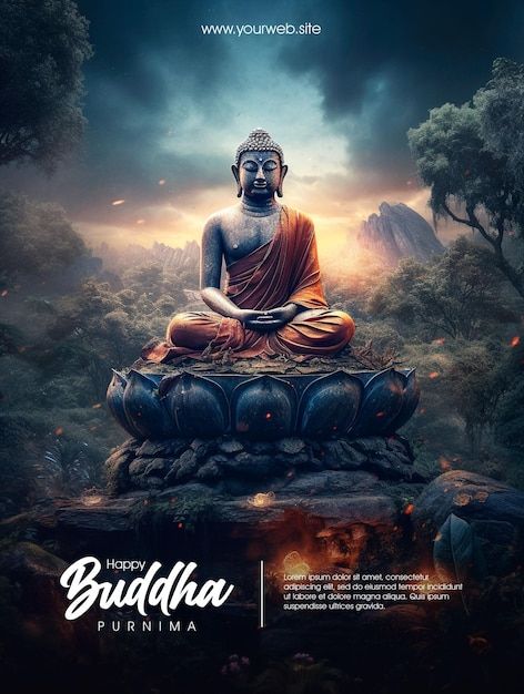 Budha Purnima Ads, Budh Purnima Poster, Waisak Day Poster, Buddha Poster Design, Waisak Day, Buddha Purnima Creative, Buddha Purnima Creative Ads, Waisak Day Design, Vesak Day Poster