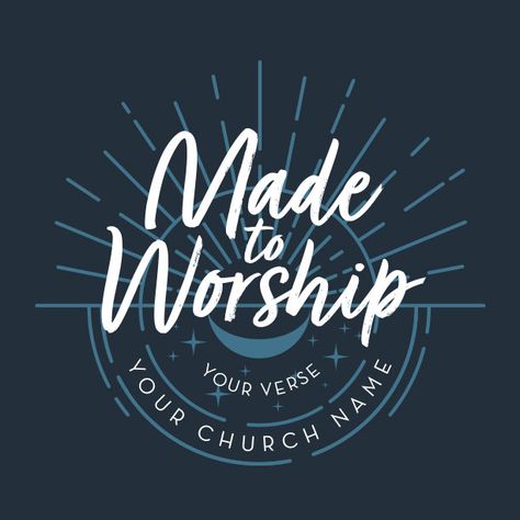 Music Ministry Shirt Design, Worship Team Logo Design, Worship T Shirt Design, Praise Team Shirts, Worship Shirt Ideas, Church Shirts Design, Worship Team Logo, Worship Team Shirts, Choir Shirts Design