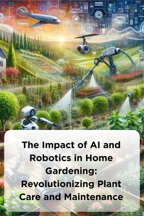 The Impact of AI and Robotics in Home Gardening: Revolutionizing Plant Care and Maintenance Smart Gardening, Irrigation Systems, Weather Data, Home Gardening, Healthy Garden, Water Management, Environmental Factors, Water Usage, Water Resources