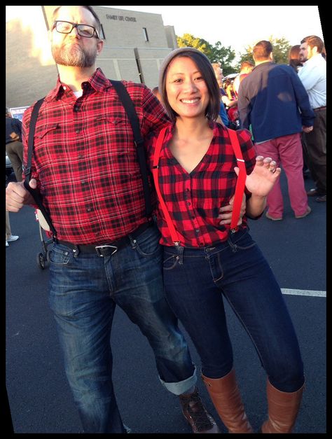 Lumberjack Halloween, Frat Boy Costume, Lumberjack Costume, Costume For Couples, Hot Costumes, Easy Couple Halloween Costumes, Easy Couples Costumes, Easy College Halloween Costumes, Amazon Halloween