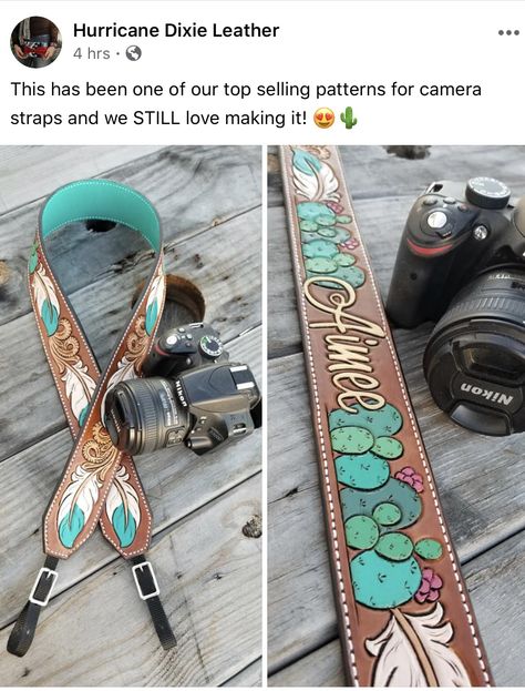 Western Leather Purse Straps, Western Camera Strap, Tooled Leather Camera Strap, Tooled Purse Strap, Leatherwork Projects, Custom Belts, Diy Leather Working, Handmade Leather Work, Leather Working Projects