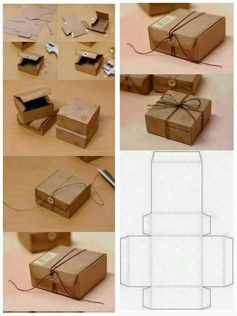 .коробочка Julkransar Diy, Origami Gift Box, Paper Box Diy, Handmade Packaging, Gift Box Template, Cadeau Diy, Diy Gift Box, Miniature Crafts, Paper Crafts Diy Tutorials