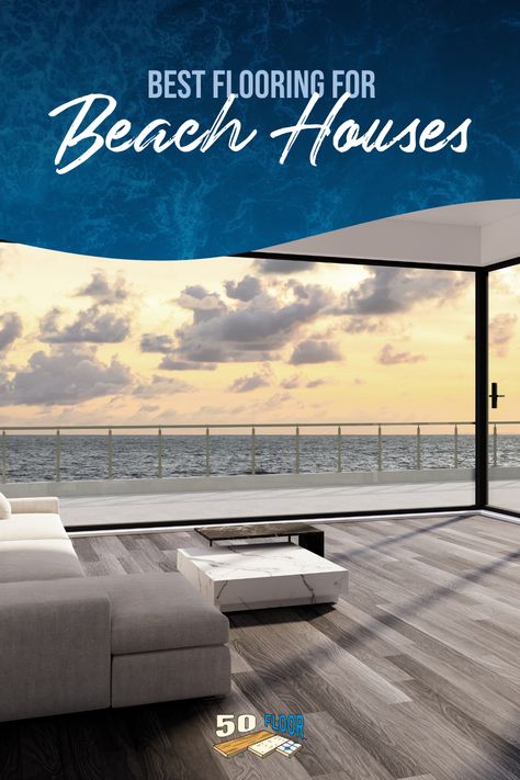 Whether you’re in the market for a beach house or already own one, installing new flooring is a great way to update your home, contributing to its functionality and beauty. For the best beach house flooring, you’ll want something durable, easy to clean and beautiful that can stand up to the unique climate of coastal areas. #BeachHouse #Flooring #HomeDesign Beach House Dark Floors, Beach Home Flooring, Beach House Flooring, Coastal Patio, Nautical Colors, Real Wood Floors, New Flooring, Patio Flooring, Update Your Home