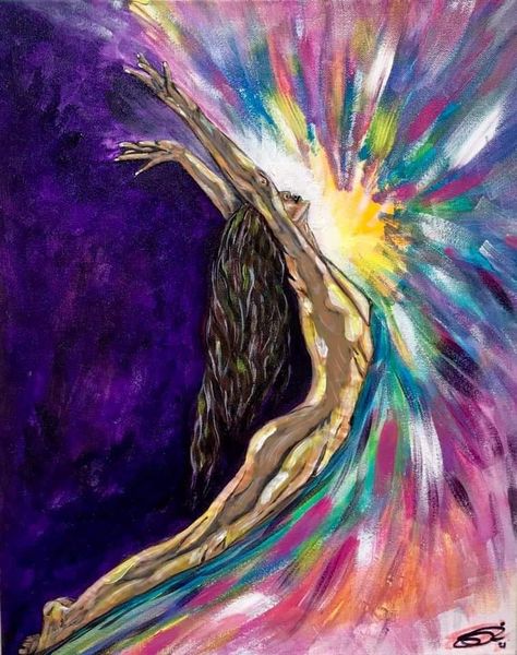 Spiritual Art Painting, Healing Artwork, Spiritual Woman, Art Hacks, Spiritual Paintings, Energy Art, Spiritual Artwork, Yoga Art, Woman Art