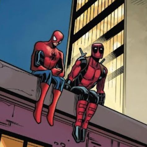 Spiderman Deadpool Comic, Spider Man Deadpool, Deadpool Y Spiderman, Spiderman Comic Art, Deadpool X Spiderman, Deadpool Art, Deadpool Comic, Deadpool And Spiderman, Deadpool 3