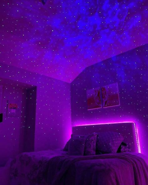 Of Acts Art on Twitter: "… " Galaxy Room, Neon Bedroom, Led Lighting Bedroom, Galaxy Lights, Neon Room, Dekorasi Kamar Tidur, Indie Room, Redecorate Bedroom, Aesthetic Rooms