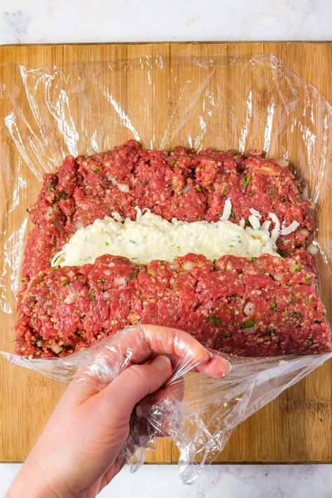 Meatloaf Lasagna Recipe, Meatloaf With Marinara Sauce, Rolled Meatloaf Recipes, Meatloaf Roll Stuffed, Lasagna Stuffed Meatloaf, Meatloaf Stuffed With Cheese, Meals With Mozzarella Cheese, Ricotta Meatloaf, Stuffed Meatloaf Recipes Cheese