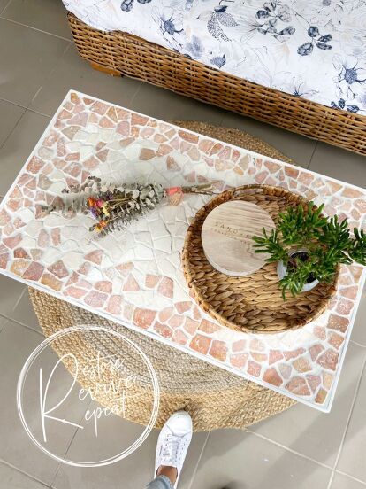 Mosaic table top designs