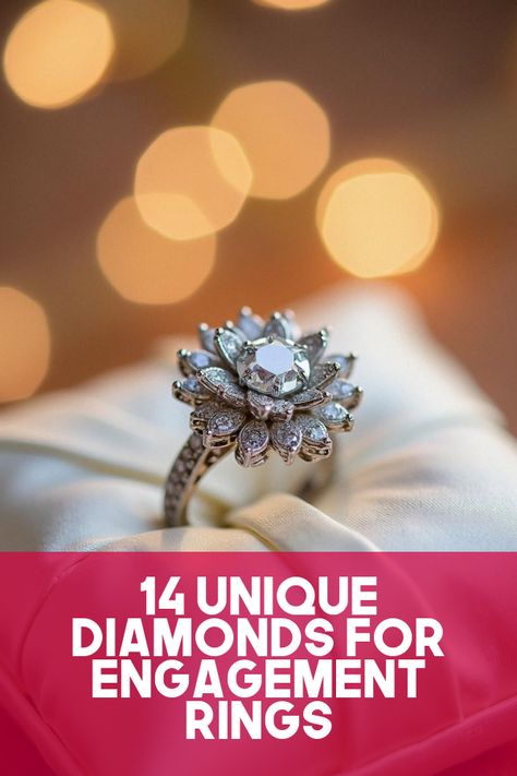 Did you know that the perfect engagement ring with unique diamonds can symbolize your one-of-a-kind love story? Dive into our stunning wedding inspiration where timeless elegance meets the brilliance of distinctive gems. This guide will help you discover how to choose the perfect ring that captures the essence of your special bond. Explore dazzling designs, exquisite jewels, and creative ideas to make your wedding day unforgettable. Engagement Rings Nontraditional, Vintage Inspired Rings Engagement, Cocktail Rings Diamond Unique, Redesigned Rings Before And After, Mothers Ring Ideas, Unique Princess Cut Engagement Rings, Stones For Engagement Rings, Right Hand Rings For Women, Celeb Engagement Rings