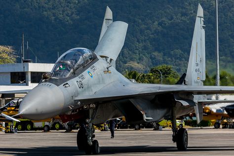 https://flic.kr/p/S8q9E8 | RMAF Sukhoi Su-30MKMs | back from a demo - based at RMAF Gong Kedak Sukhoi Su 30 Malaysia, Sukhoi Su 30, Shenyang, Military Helicopter, Concept Ships, Military Aviation, Military Aircraft, Pilots, Transportation